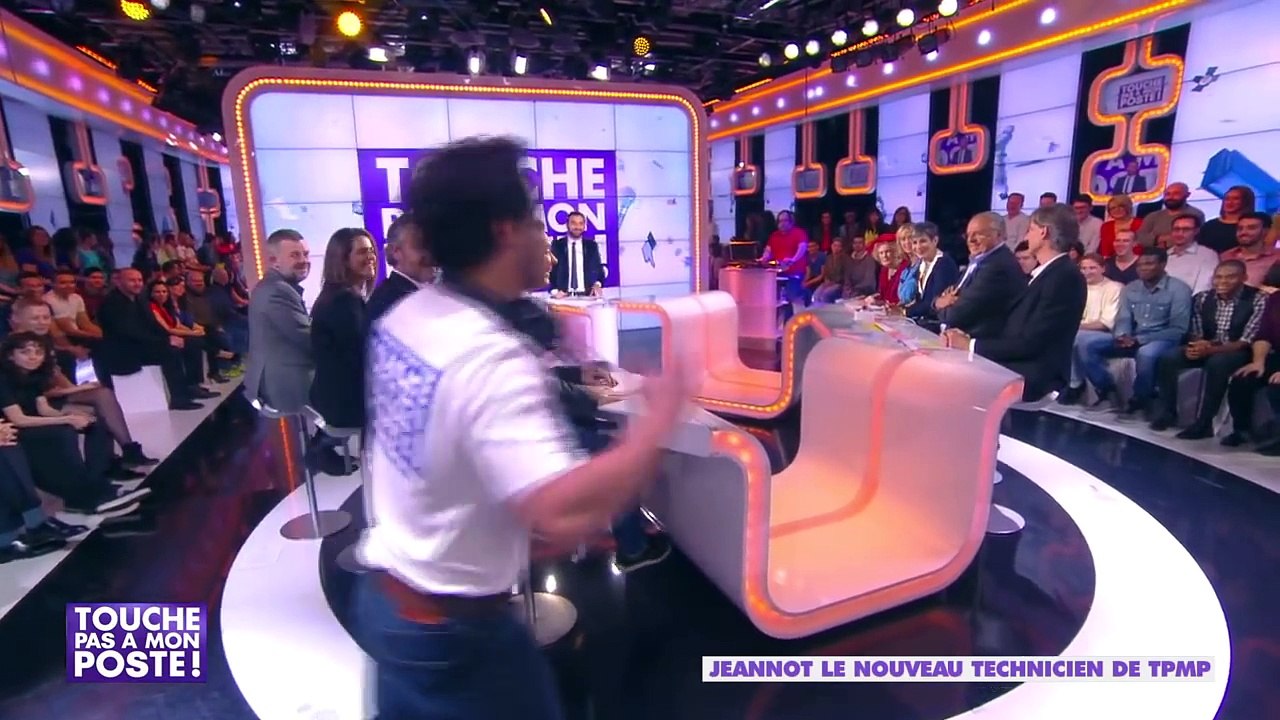 Florent Peyre débarque en Jeannot le technicien plateau - TPMP - 15/01/2014