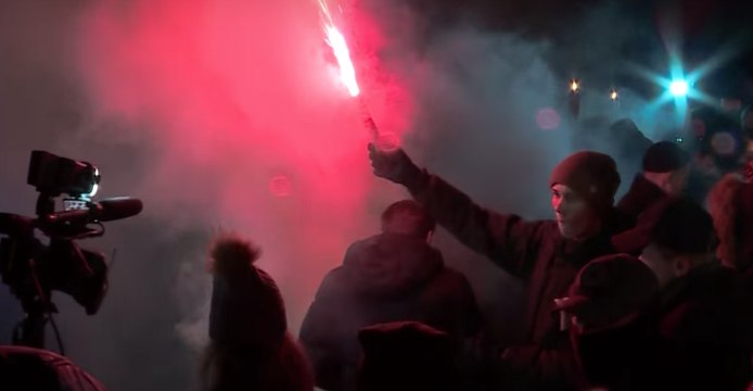 Riot Police Clash With Protesters in Ukrainian Capital of Kiev