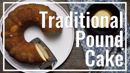 Traditional (Half) Pound Cake Recipe