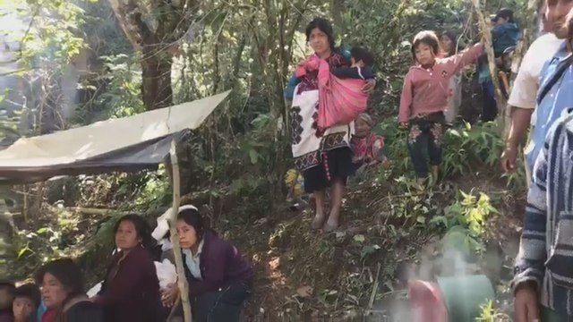 Unos 5.000 indígenas viven desplazados por conflicto agrario en las montañas de Chiapas
