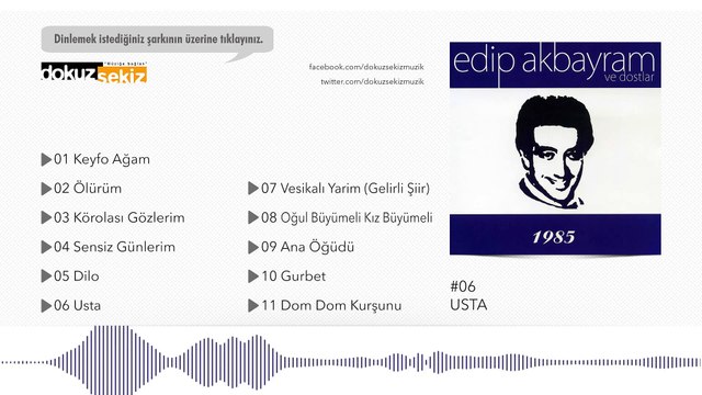 Edip Akbayram - Usta (Official Audio)