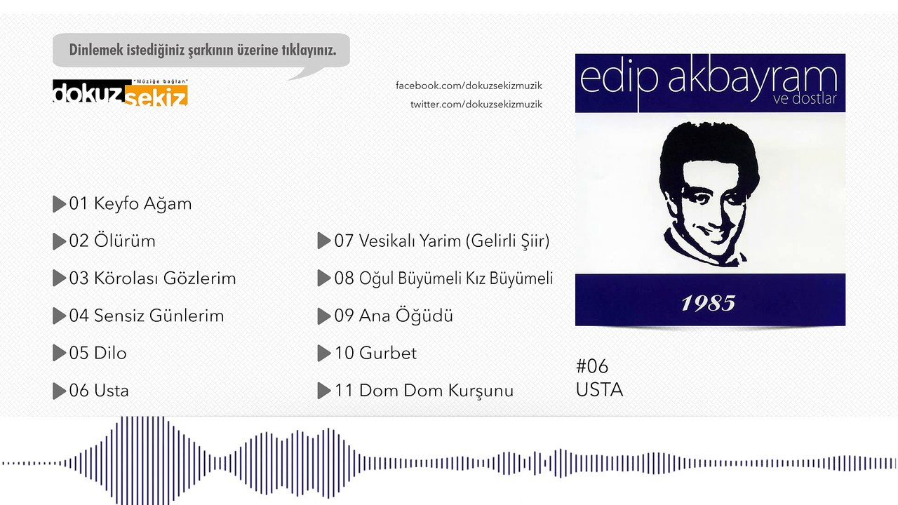 Edip Akbayram - Usta  (Official Audio)