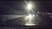 Dashcam Footage Captures Semi-Truck Crash on Oregon's Marquam Bridge