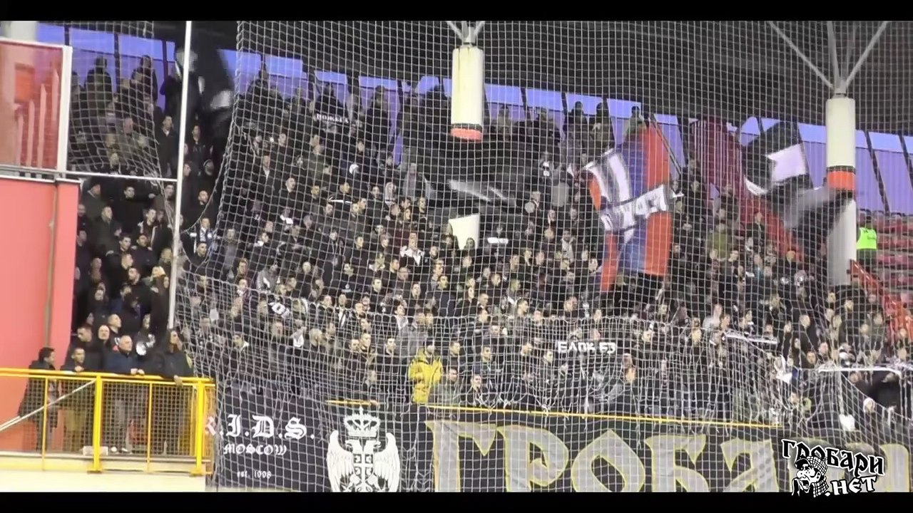Grobari na Voždovcu | Voždovac - Partizan, 29.11.2017.