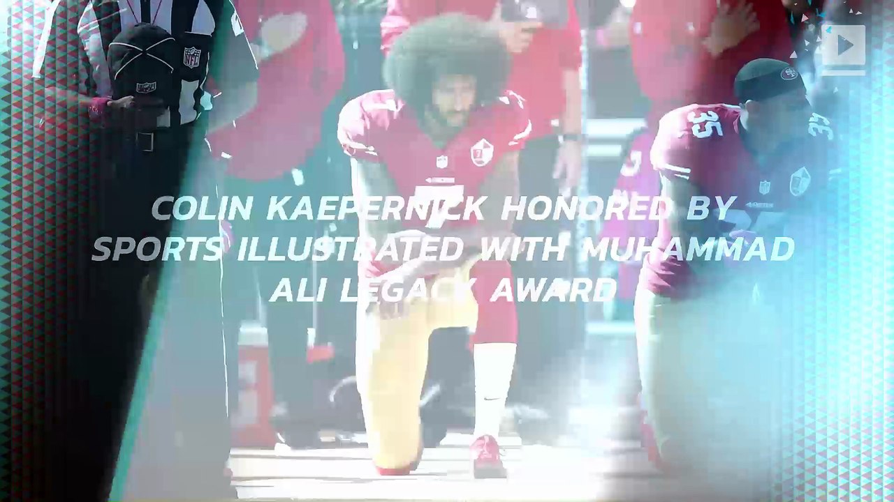 Colin Kaepernick honored with Muhammad Ali Legacy Award