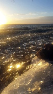 Nature Creates Beautiful Crystal Waves