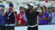 Tiger Woods finds rhythm in return to competitive golf