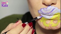 Shopkins Cicibiciler Cupcake Queen Makyajı | Dudak Sanatı | UmiKids Makyaj Videoları