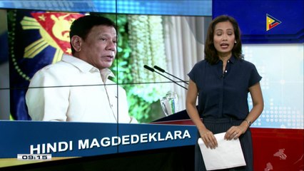 Palasyo, tiniyak na walang intensyon si Pres. Duterte na magdeklara ng revolutionary gov't