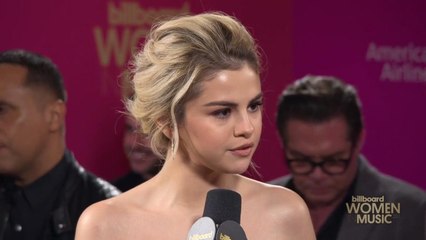 Selena Gomez on Justin Bieber: "I Don't Think Anyone Actually Cares" | Women in Music 2017
