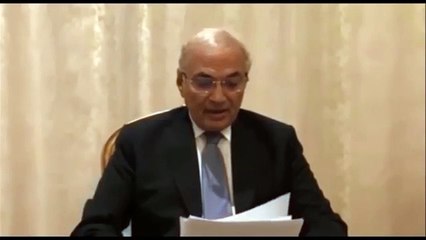 بياني الى شعب مصر العظيم، معلنا عن رغبتي في الترشح لانتخابات الرئاسة 2018