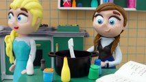 FROZEN ELSA AND THE SIX ALIEN BABIES   Frozen Play Doh Cartoon Stop Motion-CA3ETQqibtk
