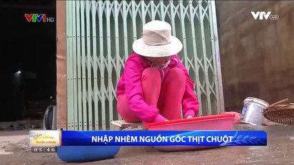 Hiếm chuột đồng, cửa hàng lấy chuột cống để chế biến món ăn