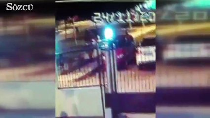 Parktaki infaz güvenlik kamerasında