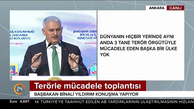 Başbakan Yıldırım: Terör örgütü PKK bir daha belini doğrultamayacak