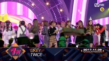 Top in 2nd of November, ‘TWICE’ with 'LIKEY', Encore Stage! (in Full) M COUNTDOWN 171109 EP.548-gc1Q21b5ioU