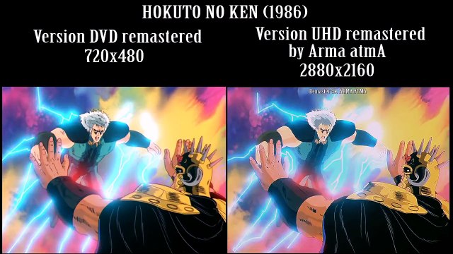 '8K-4320p' Hokuto No Ken~Fist of the North Star (Rei vs Raoh) comparative-S-jBYP2Gnho