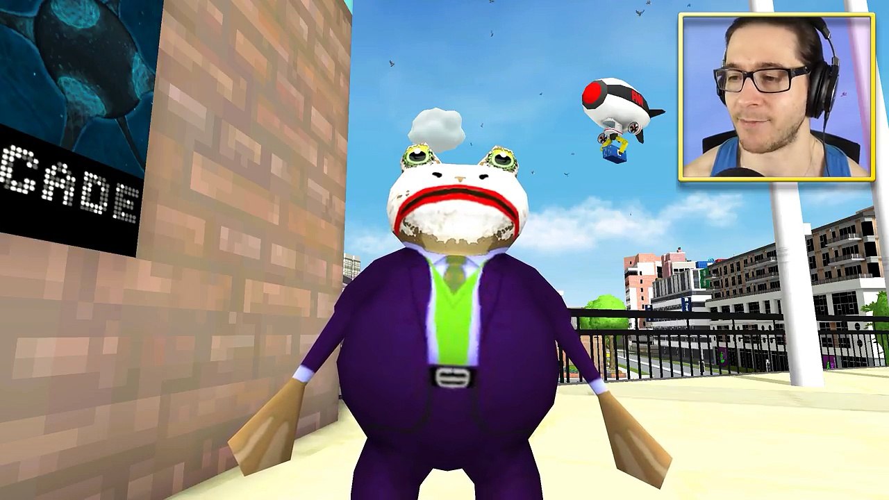 BAT FROG SAVES SWINDON FROM THE NAUGHTY JOKE FROG!! __ Amazing Frog Gameplay_Funny Moments Part 31