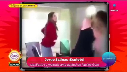 ¡Jorge Salinas explotó contra Paulina Goto! Sale el Sol
