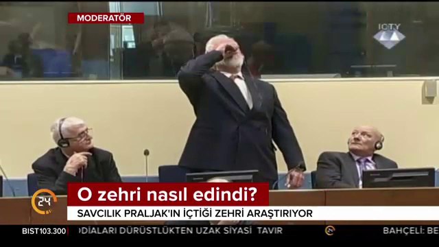 O zehri nasıl edindi? Savcılık Praljak'ın içtiği zehri araştırıyor