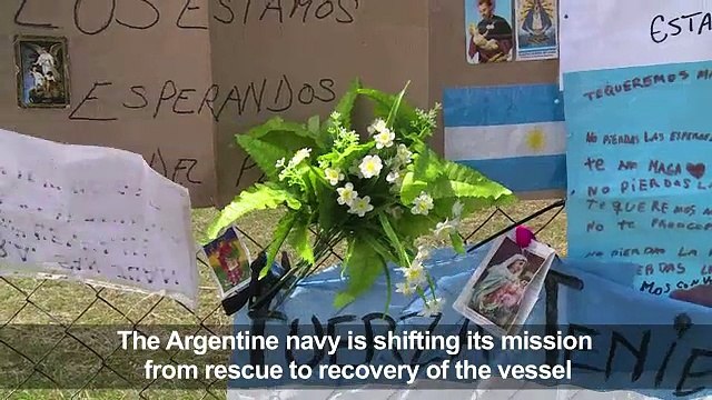 Argentina formally ends search for sub survivors: Navy