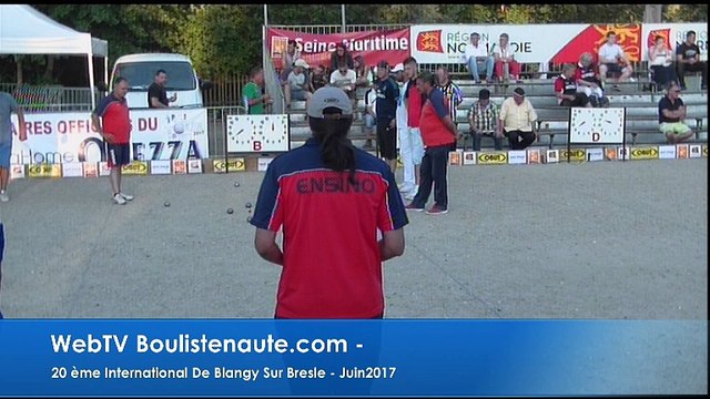 International à pétanque 2017 de Blangy-sur-Bresle : 32ème Espagne VS Teissier