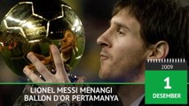 On This Day - Lionel Messi Menangi Ballon D'Or Pertamanya