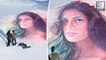 Salman Khan Draws A Portrait Of Katrina Kaif On Frozen Lake | Tiger Zinda Hai