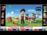Paw Patrol Coloring for kids 2017♫Nursery Rhymes   Part 04♫ Kids Games ♫