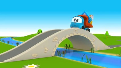 Léo le camion benne curieux, Construction Maison compilation 10min