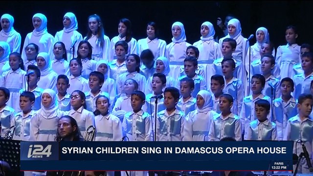i24NEWS DESK | Syrian children sing in Damascus opera house | Friday, December 1st 2017