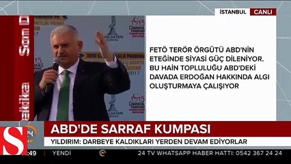 Başbakan Yıldırım'dan ABD'ye Halkbank kumpası tepkisi: Biz bunların nicesini aştık yine aşarız