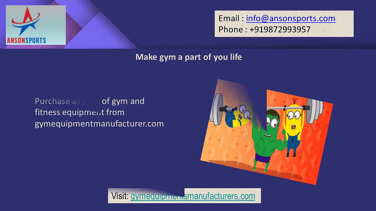 Fitness and Exercise Equipments Manufacturers