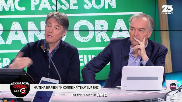 Le Grand Oral de Maïtena Biraben, animatrice de M comme Maïtena sur RMC - 01/12