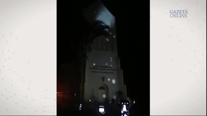Luzes de natal em Domingos Martins