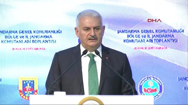 Yıldırım, Jandarma Genel Komutanlığında Asayiş ve Terörle Mücadele Değerlendirme Toplantısı'nda...