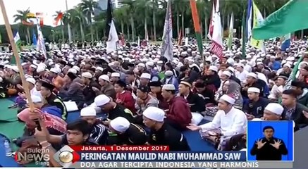 下载视频: Rayakan Maulid Nabi, Umat Islam Padati Kawasan Monas