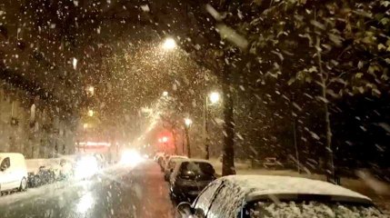 Paris, Lille, Dijon... et la neige se mit à tomber sur Twitter