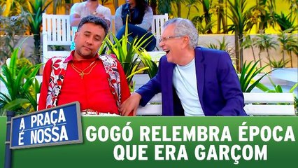 Gogó relembra época que era garçom