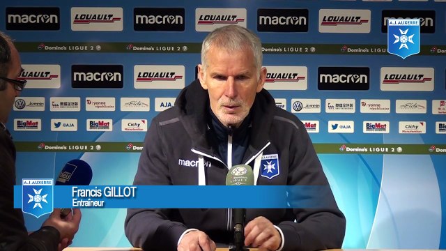 Conférence de presse de Francis Gillot avant ASF Andrézieux - AJA