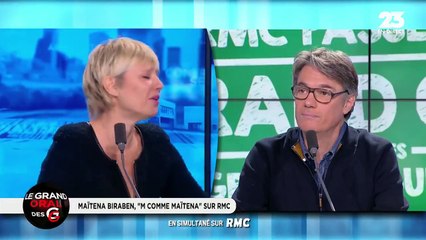 Maïtena Biraben explique comment il y a 2 ans elle a reçu François Hollande sur Canal Plus: "Simplement en envoyant un t