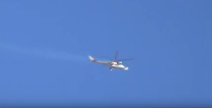 Syrian Air Force Helicopter Downed Amid Clashes West of Damascus