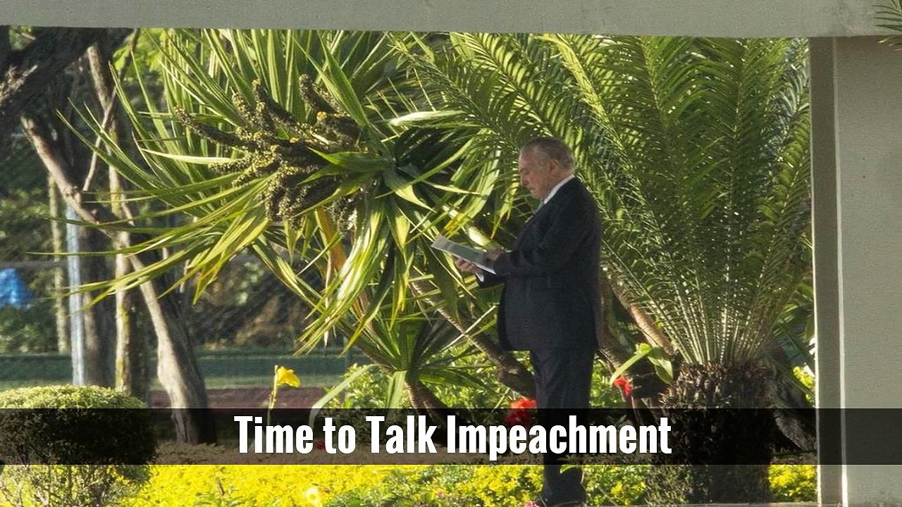 Time to Talk Impeachment