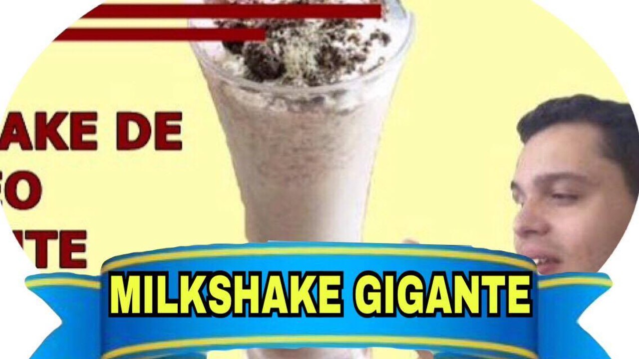 MILKSHAKE DE OREO GIGANTE (ver piadas, piadas para morrer de rir, pesquisar vídeos engraçados, videosengracados)
