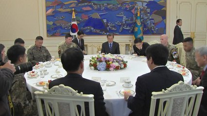 문 대통령, JSA 장병·이국종 교수 격려..."생명 무릅쓰고 솔선수범" / YTN