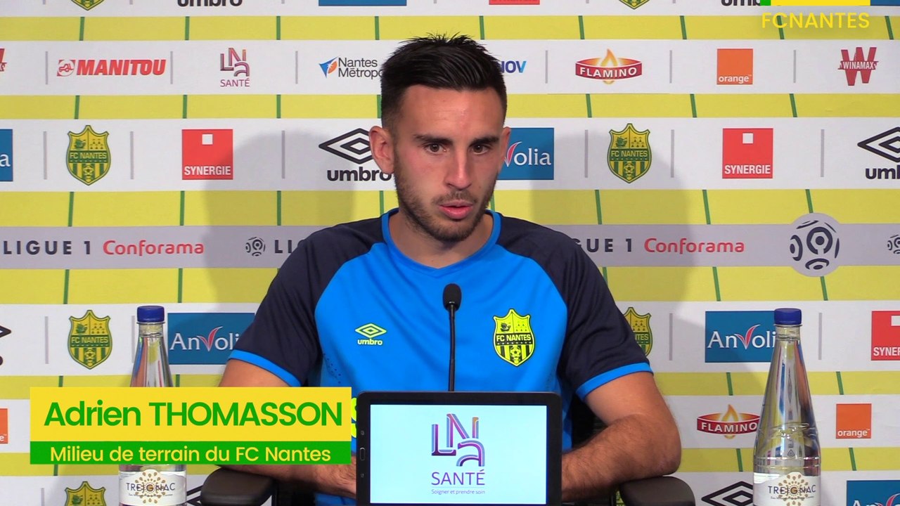 Adrien Thomasson avant ASSE-FCN