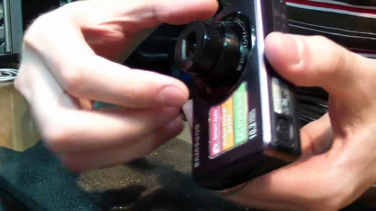 Фотокамера Samsung PL50. Перекошен объектив, как вправить объектив
