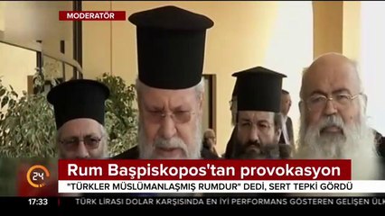 Rum Başpiskopos'un provokasyonuna KKTC'den sert cevap