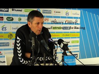 Thierry Laurey évoque le match Racing-PSG