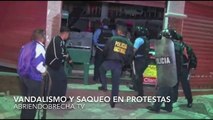 HONDURAS: VANDALISMO Y SAQUEO EN PROTESTAS